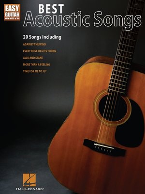 cover image of Best Acoustic Songs for Easy Guitar (Songbook)